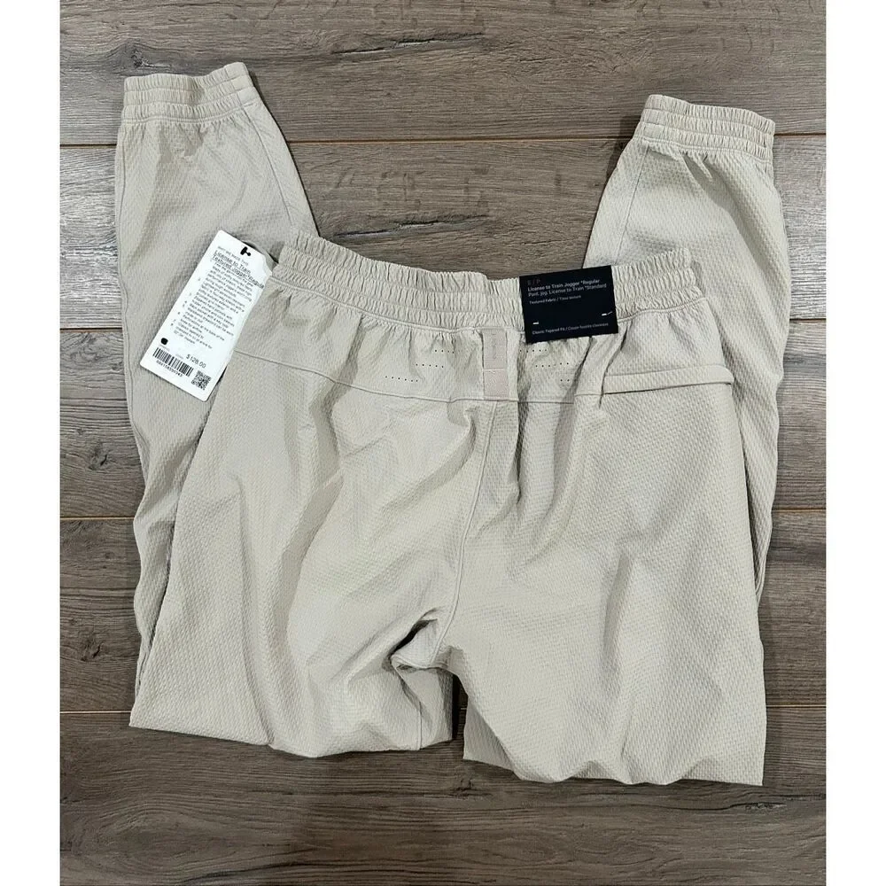 NEW Lululemon License to Train Textured Jogger Regular Sz M TALL